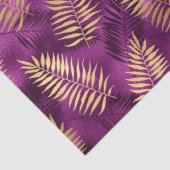 Papier Mousseline Conception de série Leopard violet et or 9 (Détail)