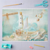 Papier Mousseline Conception de série nautique 11 (Artisanat)