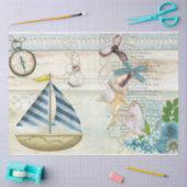 Papier Mousseline Conception de série nautique 5 (Artisanat)