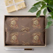 Papier Mousseline Conception de série nautique foncée 14 (Cadeau)