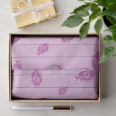 Papier Mousseline Conception de série nautique rose et bleu 14 (Cadeau)