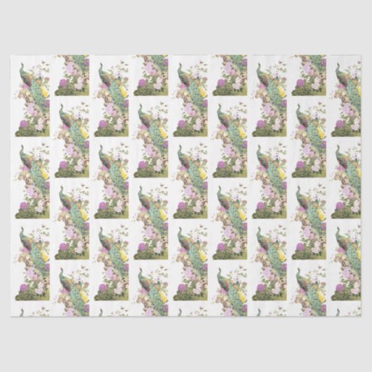 Papier Mousseline Conception de série Peacock 5 (Recto)