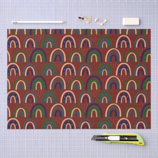 Papier Mousseline Conception de texture abstraite moderne (Artisanat)