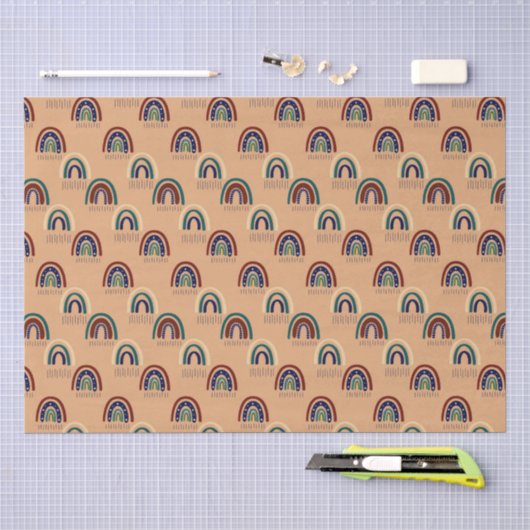 Papier Mousseline Conception de texture abstraite moderne (Artisanat)