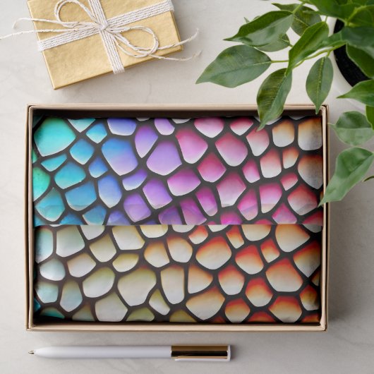 Papier Mousseline Conception de texture abstraite moderne (Cadeau)