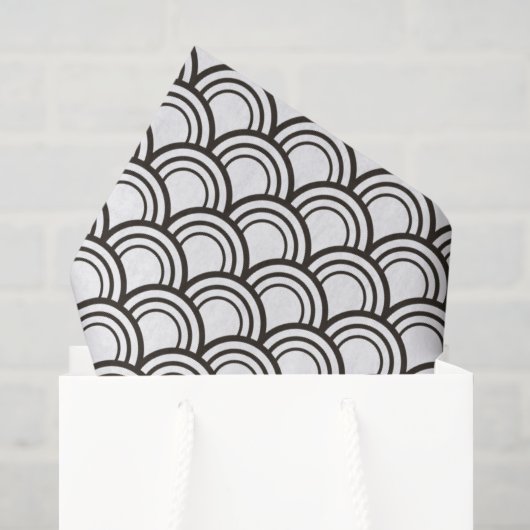 Papier Mousseline Conception de texture abstraite moderne (Sac cadeau)