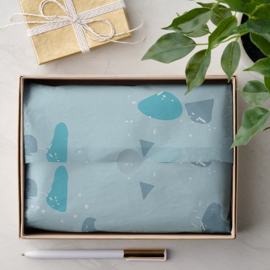Papier Mousseline Conception de texture abstraite moderne (Cadeau)