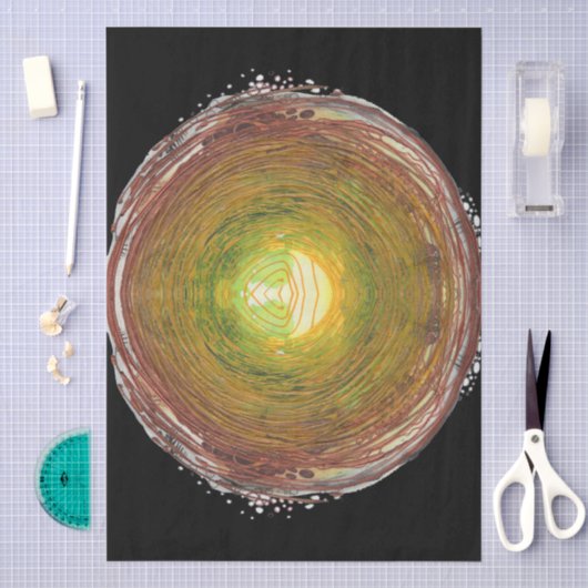 Papier Mousseline Conception de texture abstraite moderne (Artisanat)