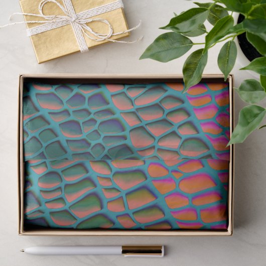 Papier Mousseline Conception de texture abstraite moderne (Cadeau)
