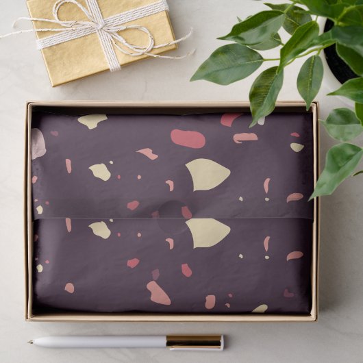Papier Mousseline Conception de texture abstraite moderne (Cadeau)