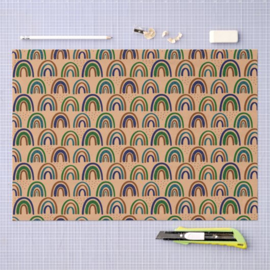 Papier Mousseline Conception de texture abstraite moderne (Artisanat)