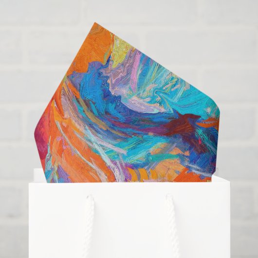 Papier Mousseline Conception de texture abstraite moderne (Sac cadeau)