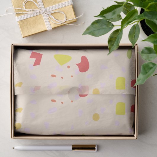 Papier Mousseline Conception de texture abstraite moderne (Cadeau)