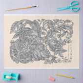 Papier Mousseline Conception de tissus du XVIIIe siècle (Artisanat)