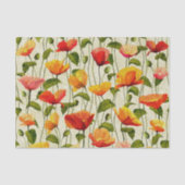 Papier Mousseline Conception des fleurs (Recto)