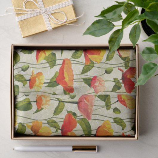 Papier Mousseline Conception des fleurs (Cadeau)
