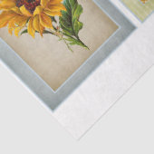 Papier Mousseline Conception des séries de tournesol et de libellule (Détail)