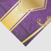 Papier Mousseline Conception d'impression de l'Motif Royal Purple &  (Détail)