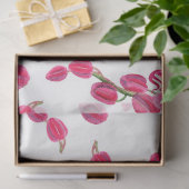 Papier Mousseline Conception d'orchidées à l'aquarelle 23 (Cadeau)