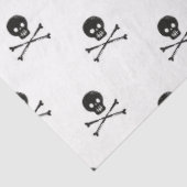 Papier Mousseline Conception du crâne et des os croisés (Détail)