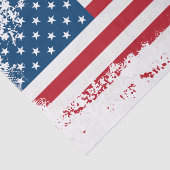 Papier Mousseline Conception du drapeau américain (Détail)