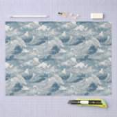 Papier Mousseline Conception du Motif d'onde japonais pour le papier (Artisanat)