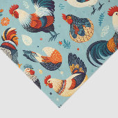 Papier Mousseline Conception du poulet et du coq (Détail)