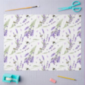 Papier Mousseline Conception d'une série d'aquarelles de lavande 5 (Artisanat)