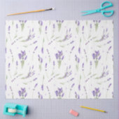 Papier Mousseline Conception d'une série d'aquarelles de lavande 7 (Artisanat)