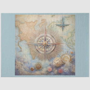 Papier Mousseline Conception d'une série de boussole nautique 10