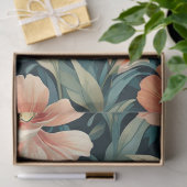 Papier Mousseline Conception florale Art déco (Cadeau)