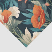 Papier Mousseline Conception florale Art déco (Détail)