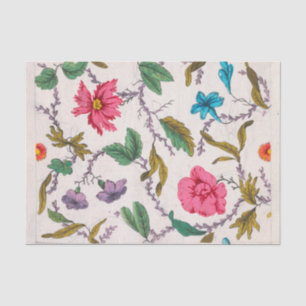 Papier Mousseline Conception florale pour textile imprimé Pl VI