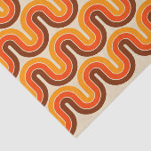 Papier Mousseline Conception géométrique les années 70 style (Détail)