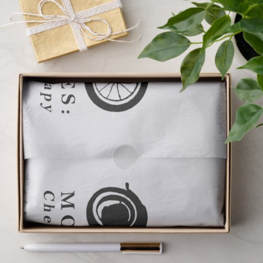 Papier Mousseline Conception graphique de bord (Cadeau)