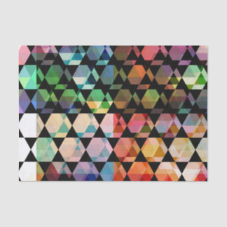 Papier Mousseline Conception graphique d'hexagone abstrait