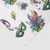 Papier Mousseline Conception Mardi Gras Série Masquée 9 (Détail)