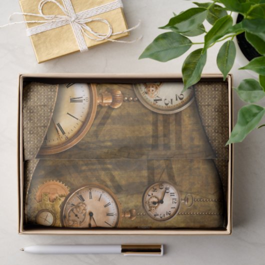 Papier Mousseline Conception noble merveilleuse de steampunk (Cadeau)