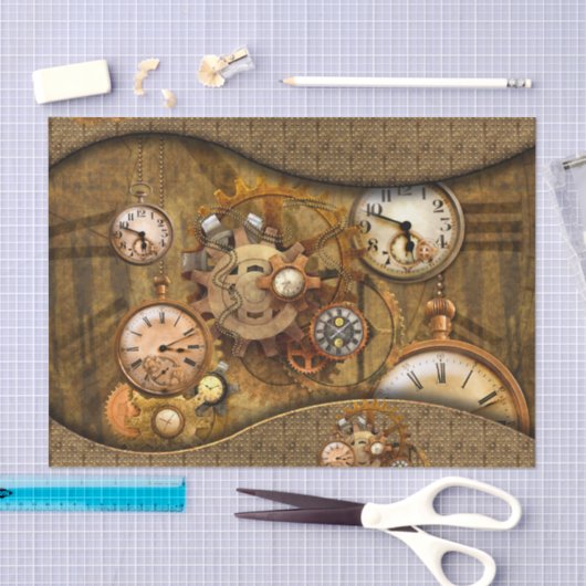 Papier Mousseline Conception noble merveilleuse de steampunk (Artisanat)