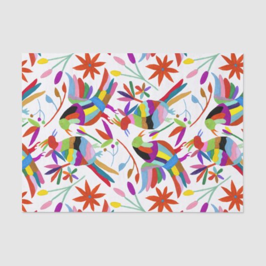 Papier Mousseline Conception Otomi moderne III (Recto)