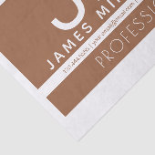 Papier Mousseline Conception professionnelle moderne et minimale | B (Détail)