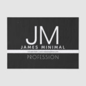 Papier Mousseline Conception professionnelle moderne et minimale | N (Recto)