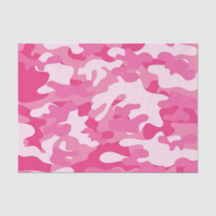 Papier Mousseline Conception rose et blanche de Camo