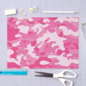 Papier Mousseline Conception rose et blanche de Camo (Artisanat)