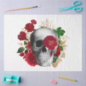 Papier Mousseline Conception série Steampunk Rose Rouge 21 (Artisanat)