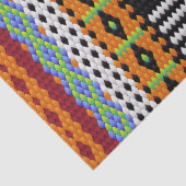 Papier Mousseline Conception tissée colorée (Détail)