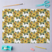 Papier Mousseline Conception Tournesol Doré 7 (Artisanat)