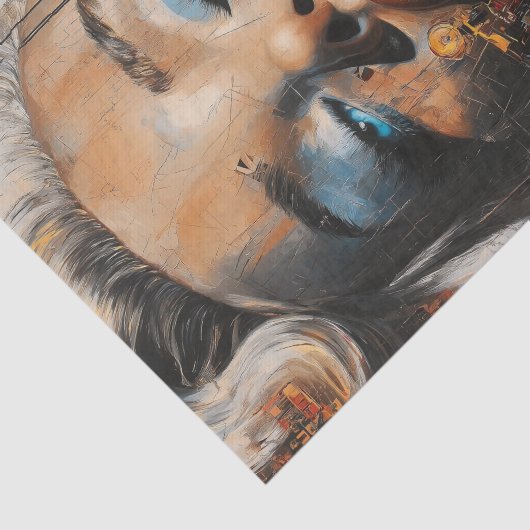 Papier Mousseline Conception unique2 (Détail)