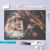 Papier Mousseline Conception unique4 (Artisanat)