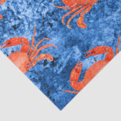 Papier Mousseline Conception Vagues Nautiques 2 (Détail)
